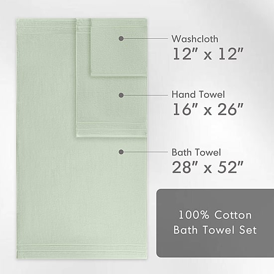 510 Design 100% Cotton 6-pc. Quick Dry Bath Towel Set