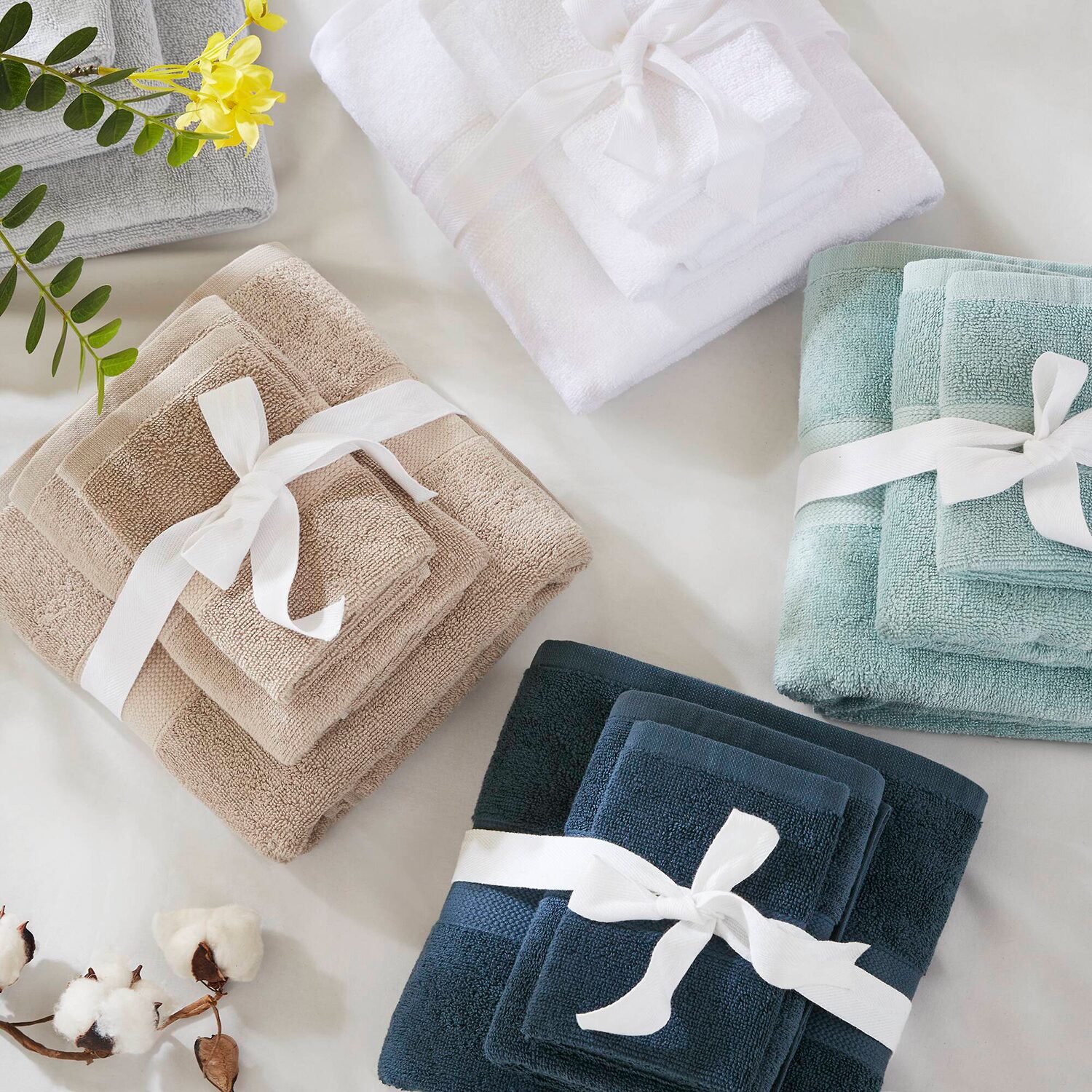 510 Design 100% Premium Turkish Cotton -pc. Bath Towel Set