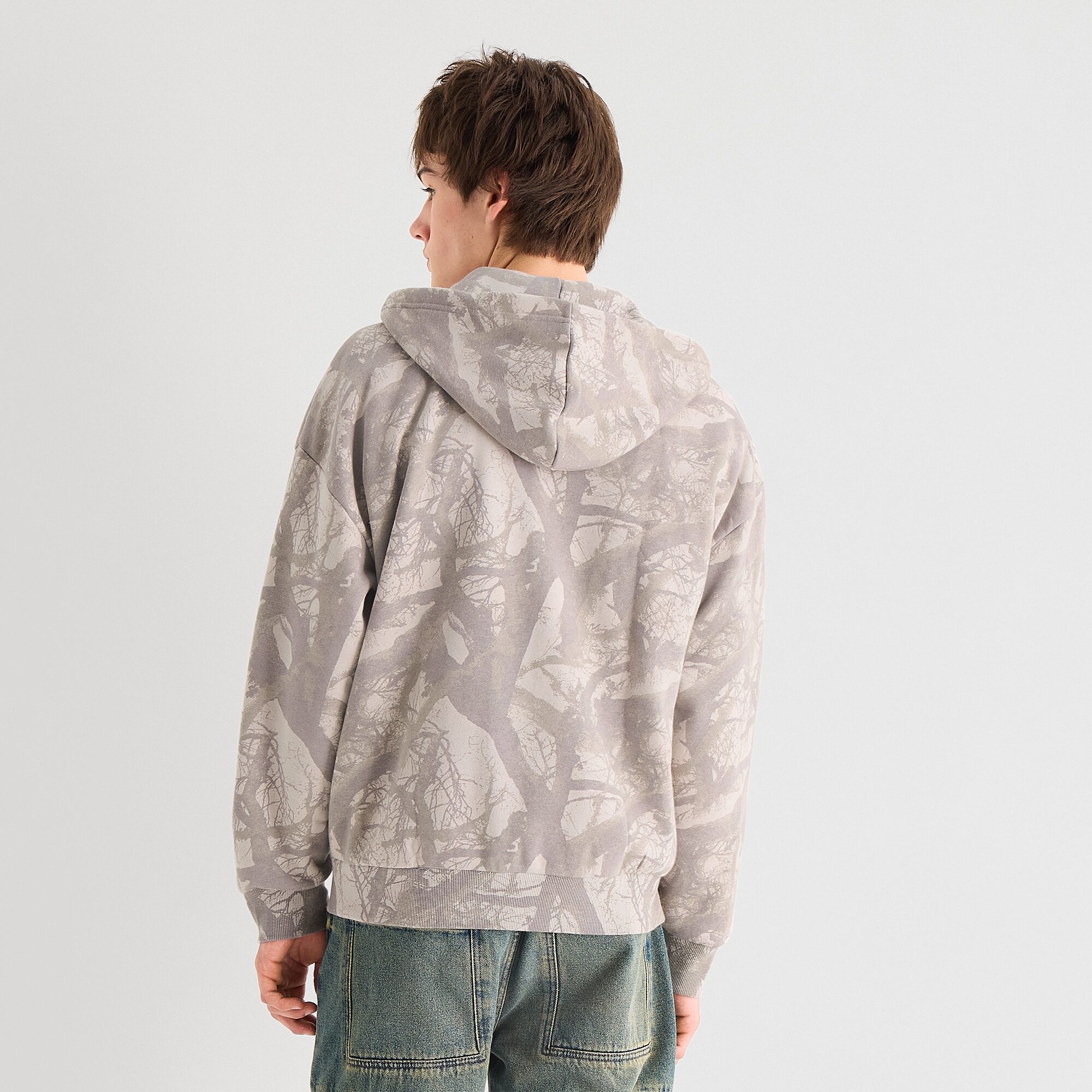 Arizona Mens Long Sleeve Zipper Hoodie