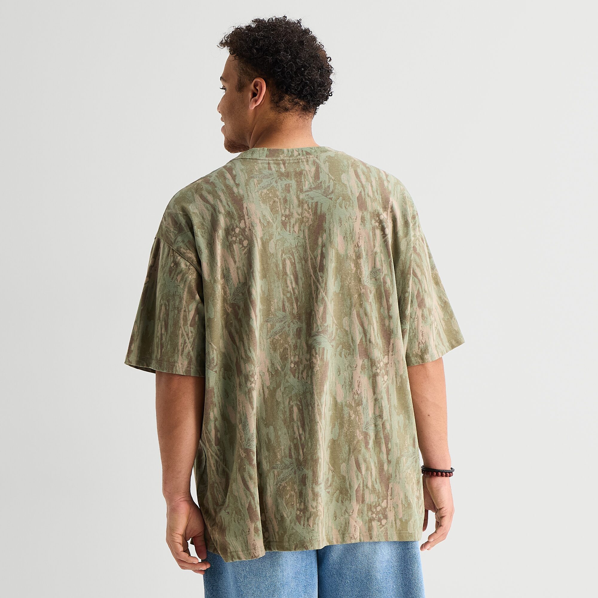 Arizona Mens Crew Neck Short Sleeve Big and Tall T-Shirt
