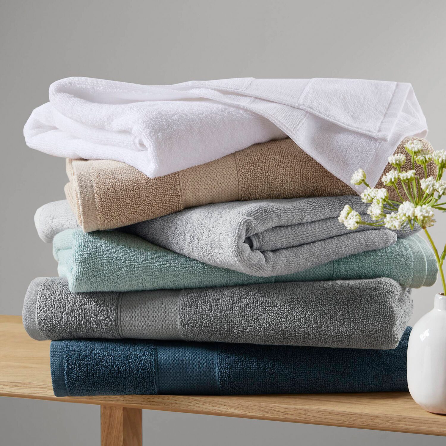 510 Design 100% Premium Turkish Cotton 2-pc. Bath Towel Set