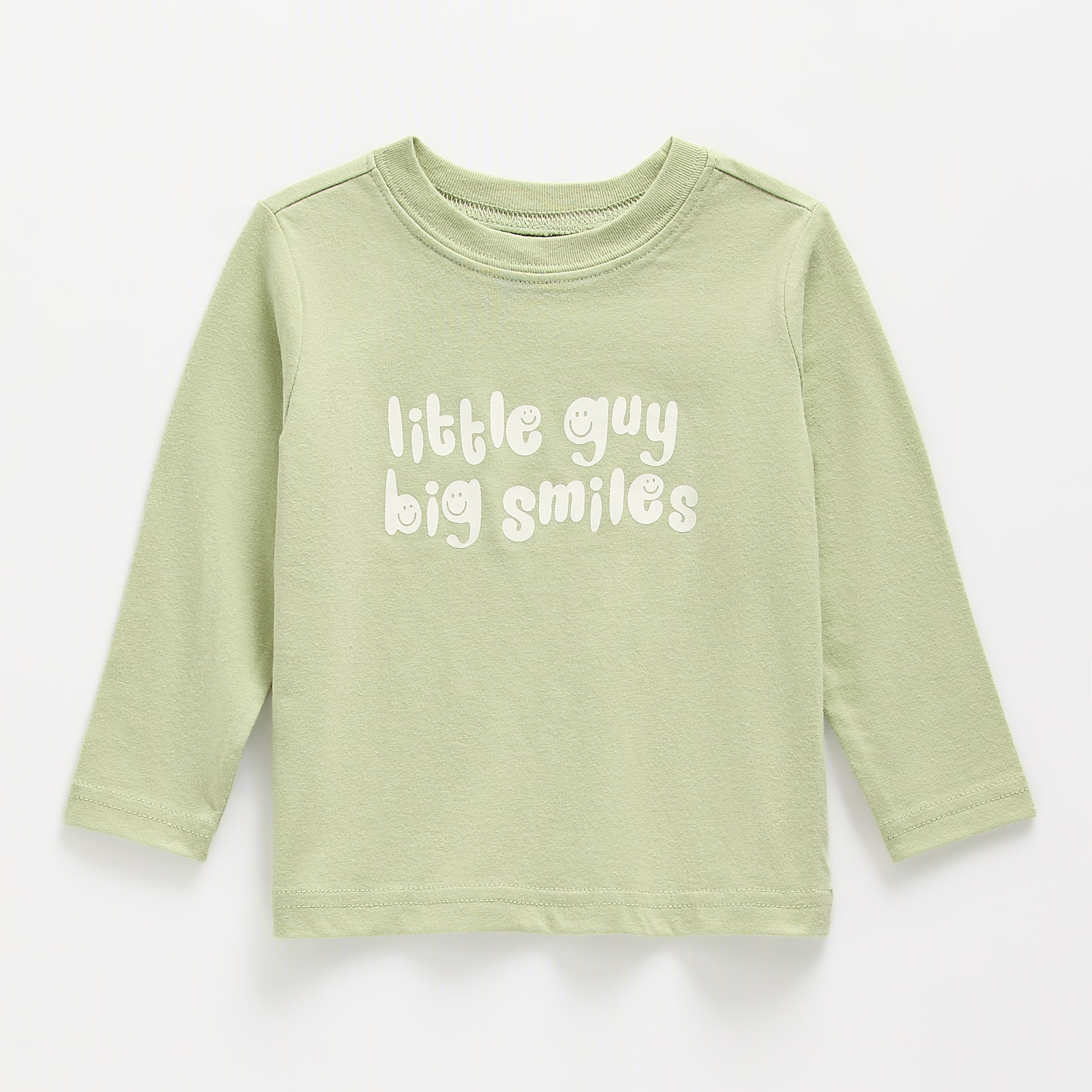 Okie Dokie Baby Boys Crew Neck Long Sleeve Regular Fit Graphic T-Shirt