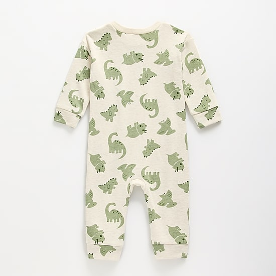 Okie Dokie Baby Boys Round Neck Long Sleeve Jumpsuit