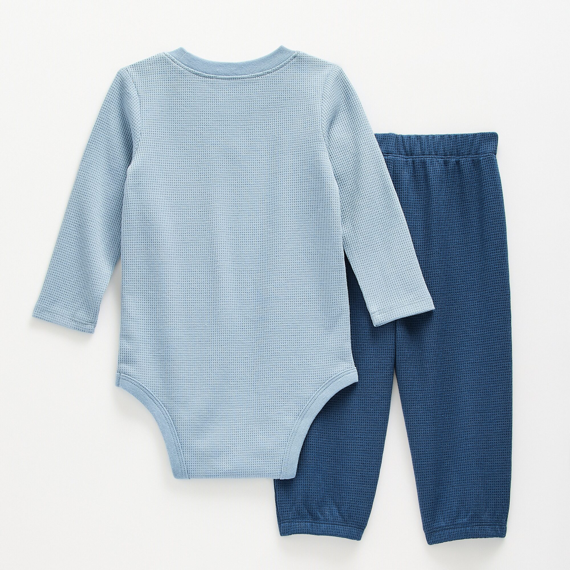 Okie Dokie Waffle Baby Boys 2-pc. Pant Set