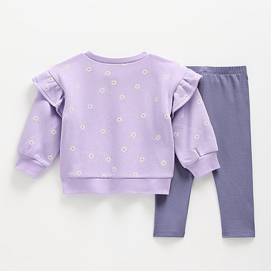 Okie Dokie Baby Girls Fleece 2-pc. Pant Set