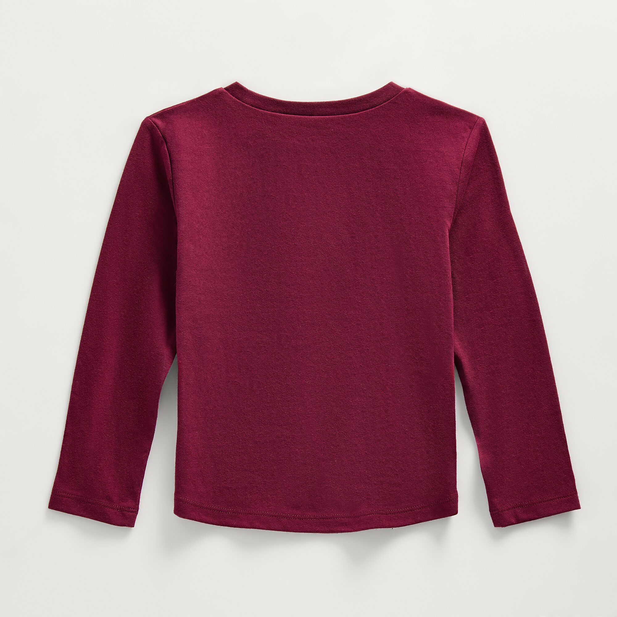 Okie Dokie Toddler & Little Girls Round Neck Long Sleeve Classic Fit Graphic T-Shirt