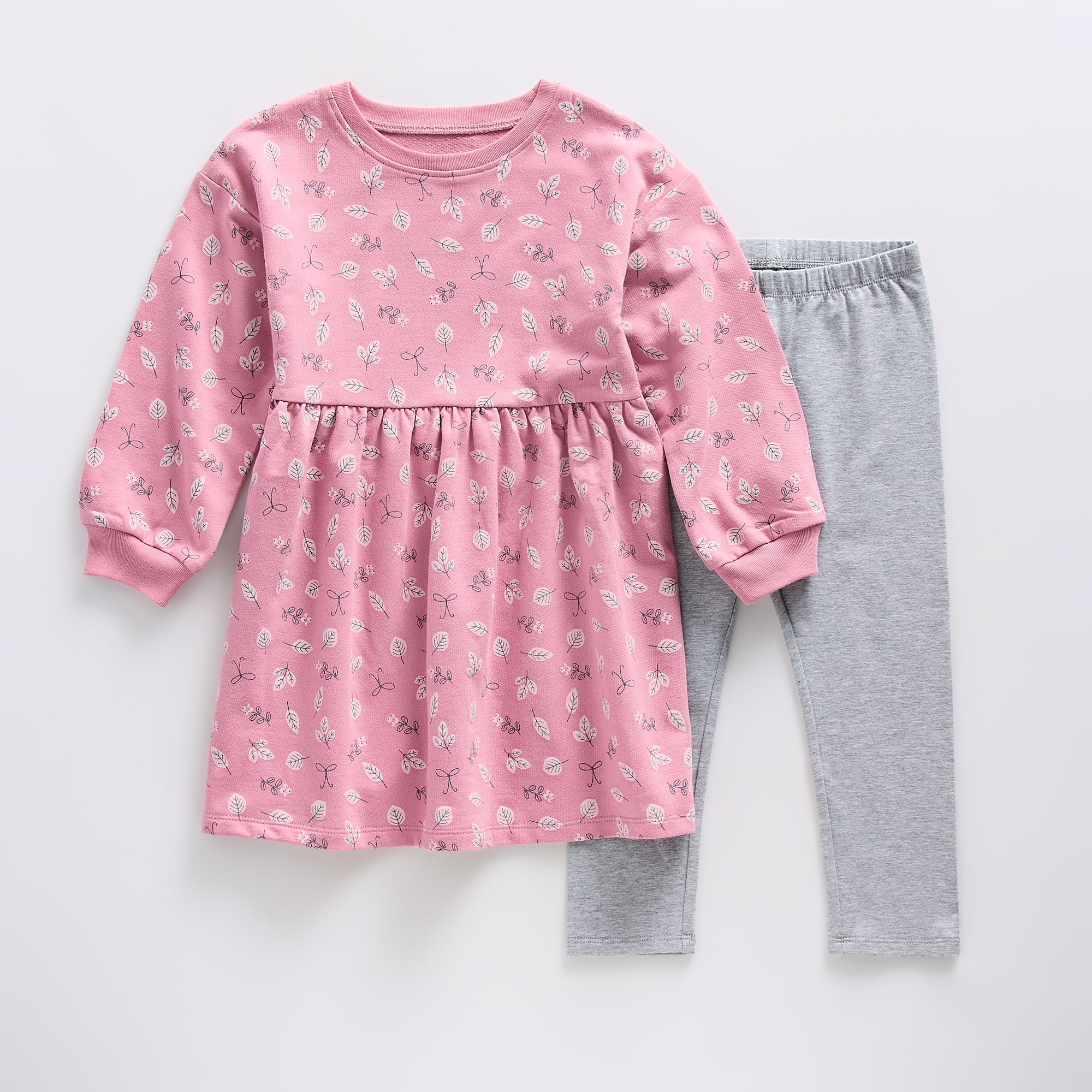 Okie Dokie Toddler & Little Girls Fitted 2-pc. Dress Set
