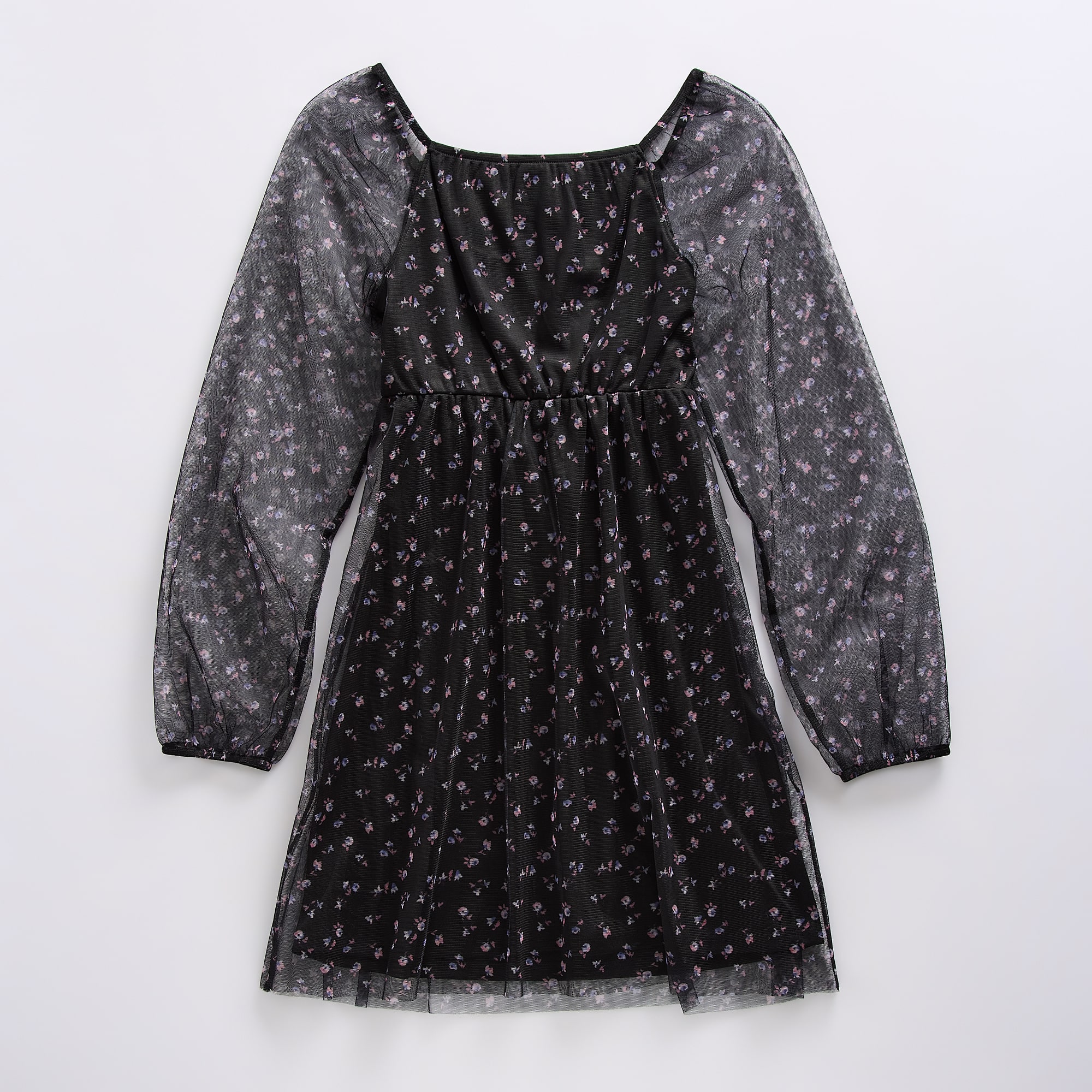 Thereabouts Little & Big Kid Girls Bishop Long Sleeve A-Line Dress