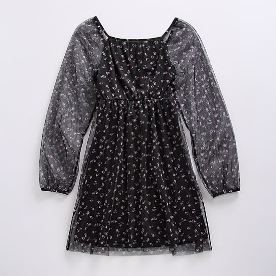 Thereabouts Little & Big Kid Girls Bishop Long Sleeve A-Line Dress