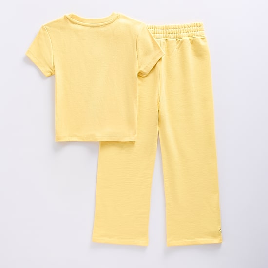 Disney Collection Little & Big Kid Girls Winnie The Pooh 2-pc. Pant Set