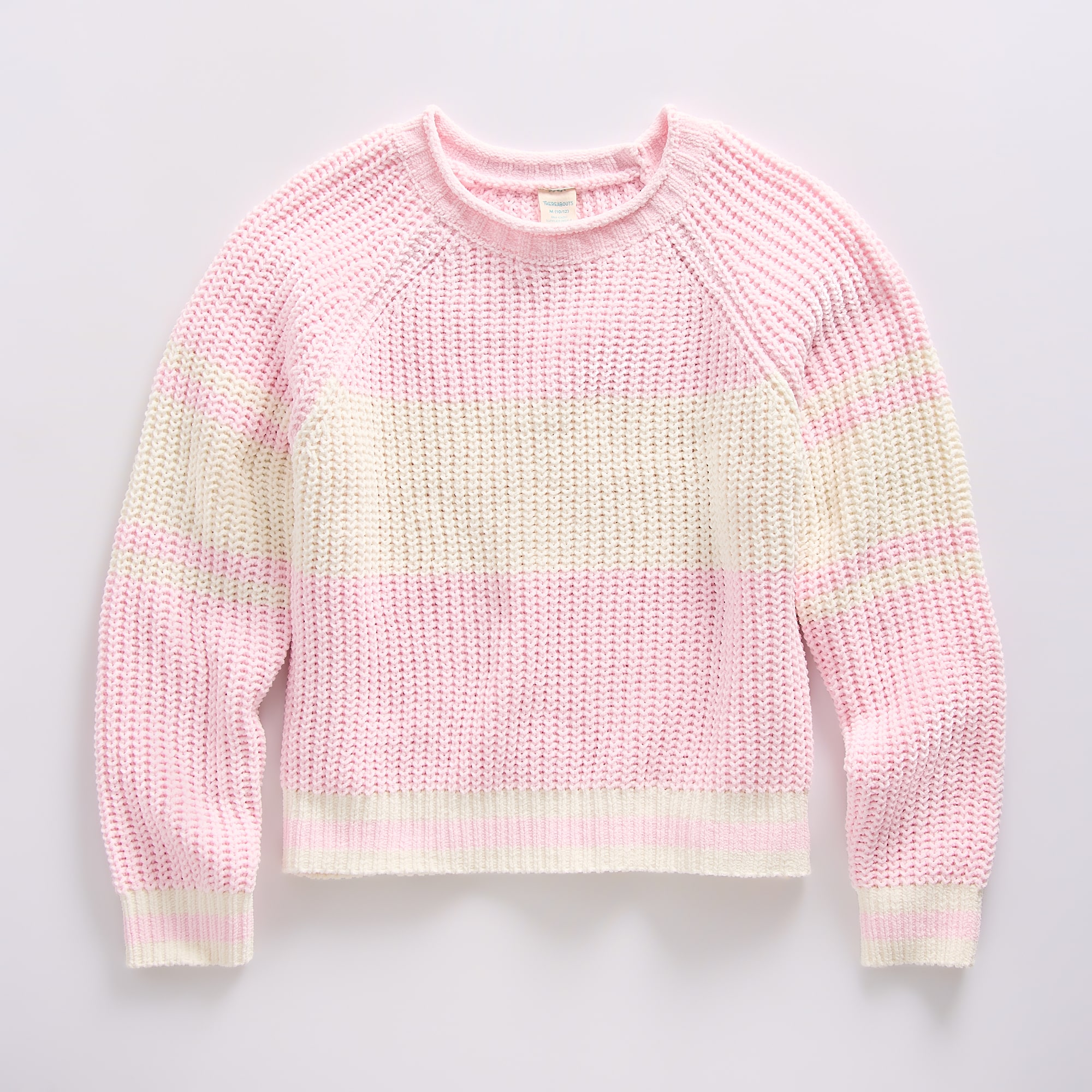 Thereabouts Little & Big Kid Girls Round Neck Long Sleeve Pullover Sweater