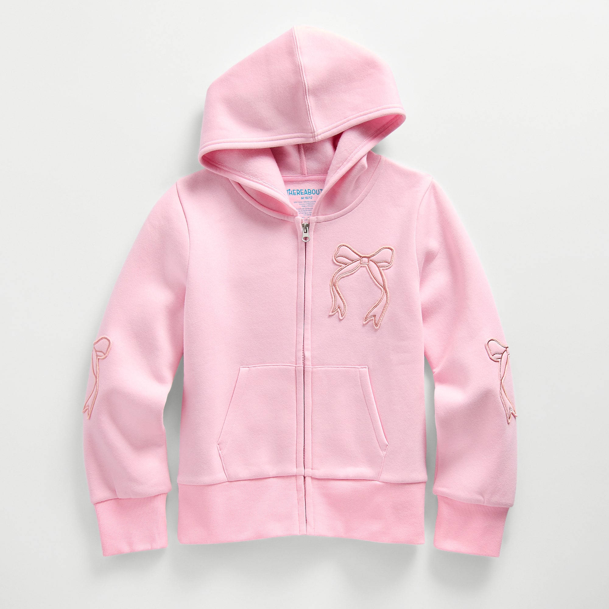 Thereabouts Little & Big Kid Girls Long Sleeve Fleece Zipper Hoodie