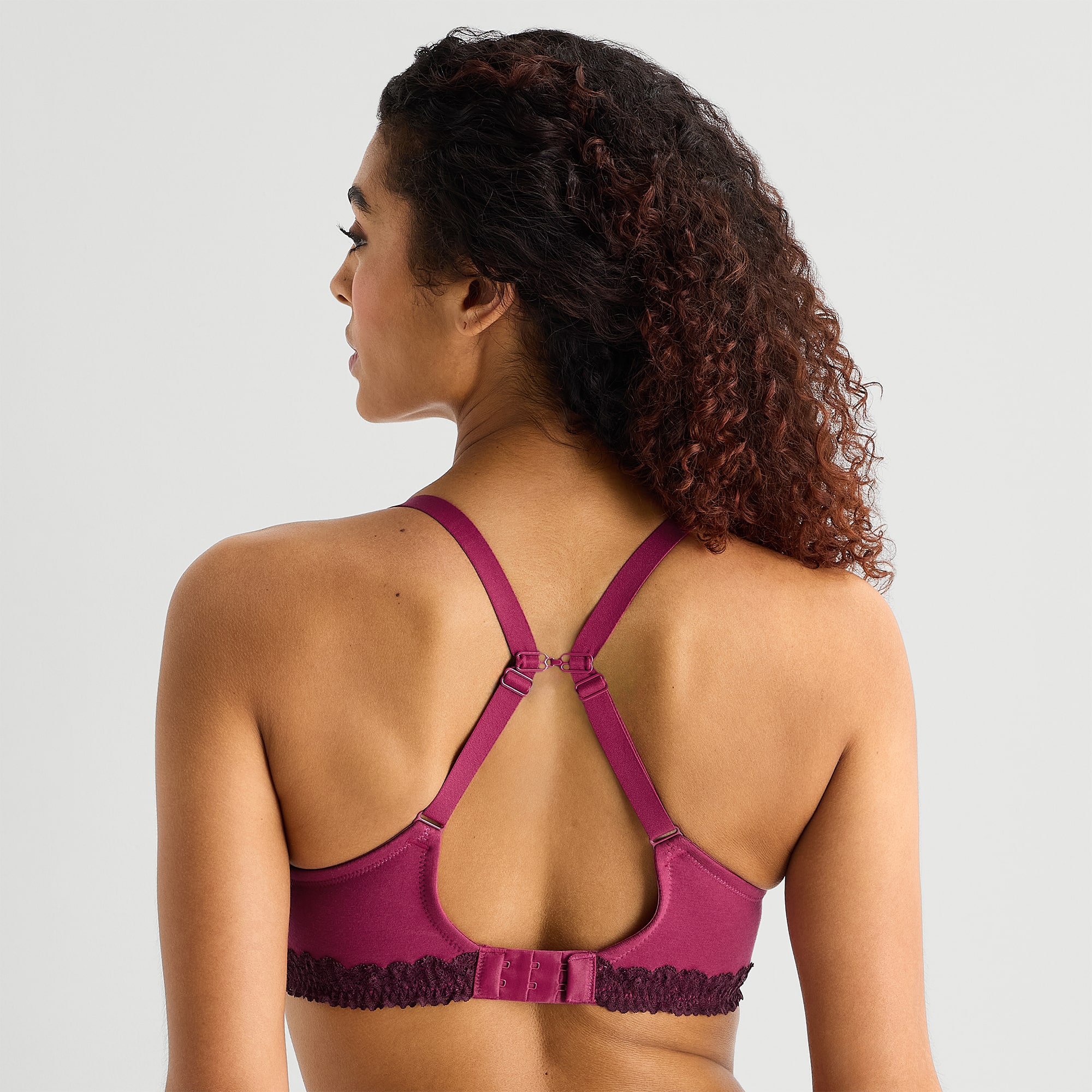 Ambrielle Cotton Full Coverage Underwire Bra