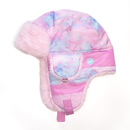 WinterProof Faux Fur & Fleece Fully Lined, Velcro Straps, Ear Flaps Girls Trapper Hat