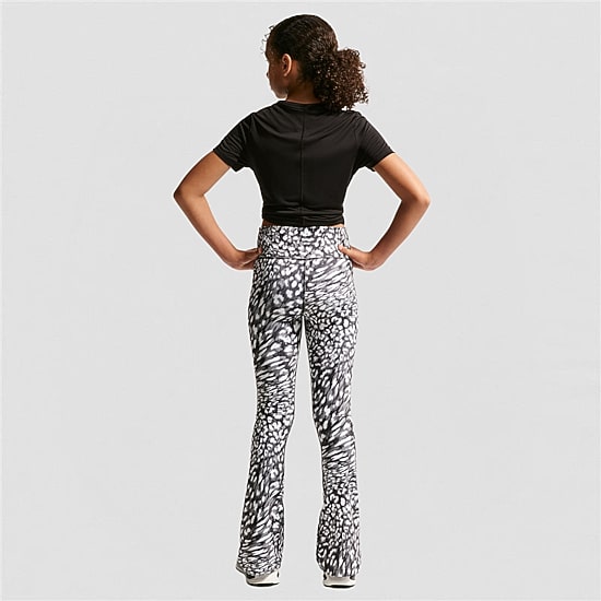 Nike Big Kid Girls High Rise Knit Active Flare Full Length Leggings