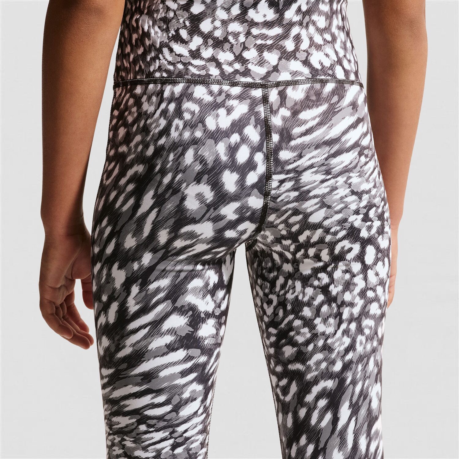 Nike Big Kid Girls High Rise Knit Active Flare Full Length Leggings