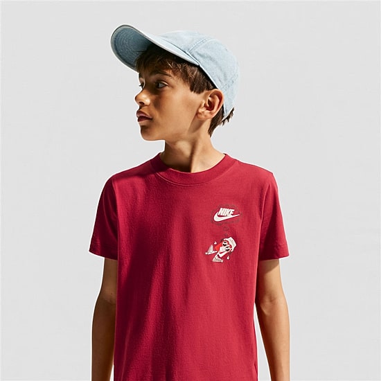 Nike Big Kid Unisex Crew Neck Short Sleeve Regular Fit Graphic T-Shirt