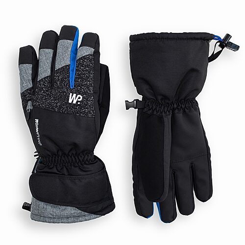 WinterProof Mens Snow Shovel Gloves, Medium, Black