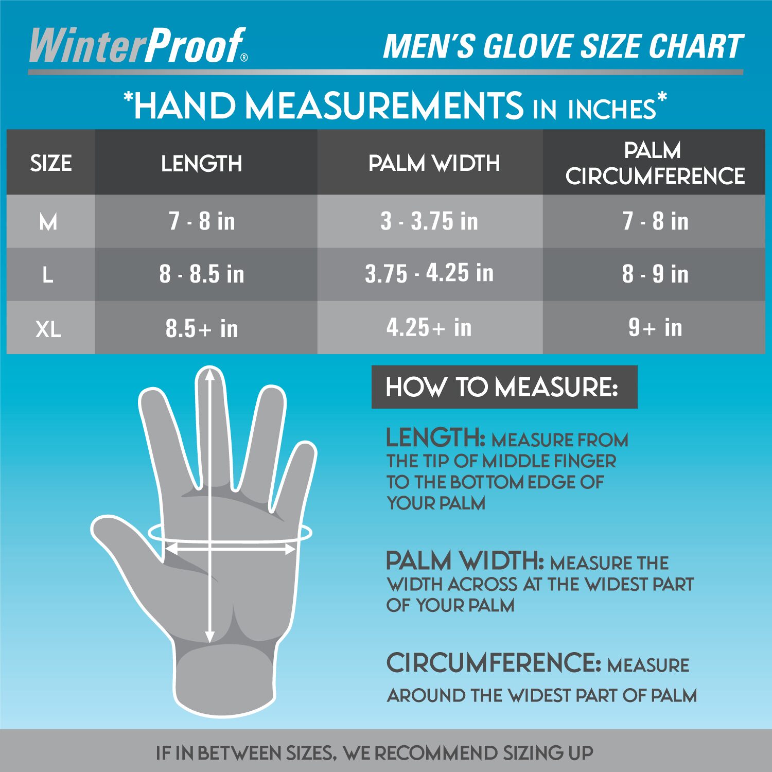 WinterProof Mens Phenomenon Performance Touch Screen Enabled Gloves