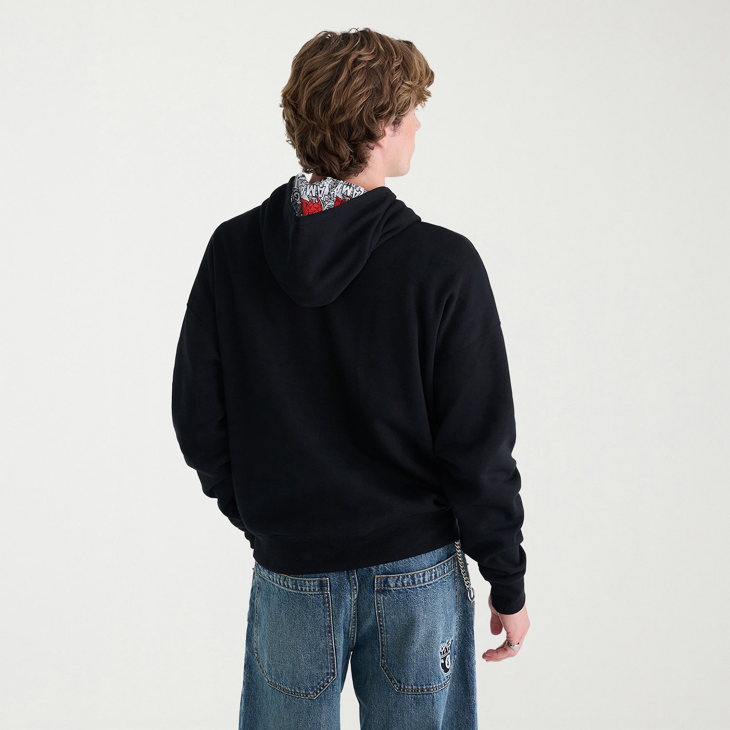 AEROPOSTALE Mens Long Sleeve Spiderman Fleece Hoodie