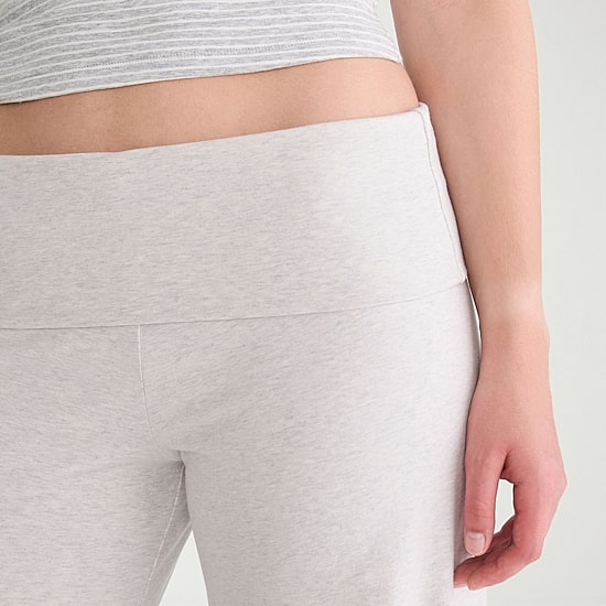 AEROPOSTALE Womens Juniors Wide Leg Mid Rise Lounge Pant