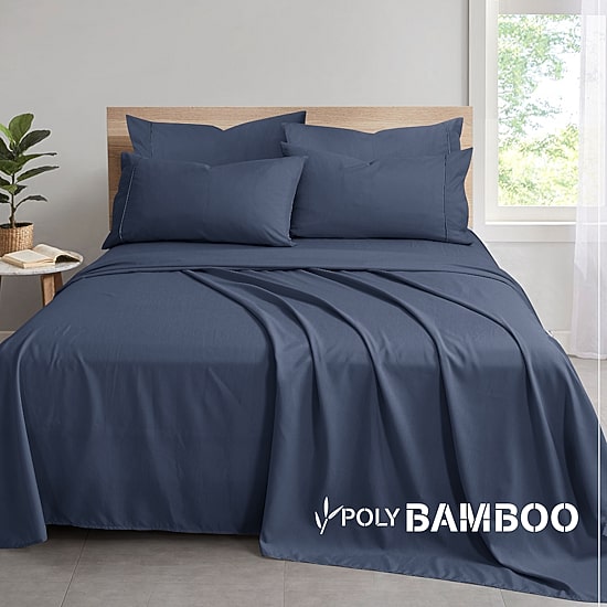 Swift Home Easy Care Rayon From Bamboo Blend With Bonus Pillowcases Deep Pocket Sheet Set