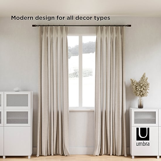 Umbra Blok 1 IN Curtain Rod