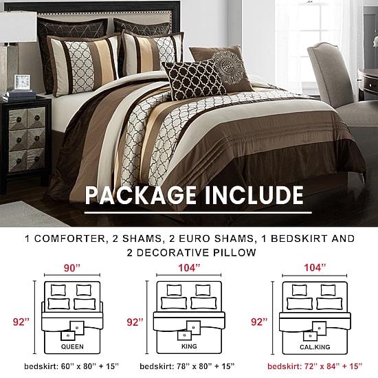 Stratford Park Mirza 8-pc. Complete Bedding Set