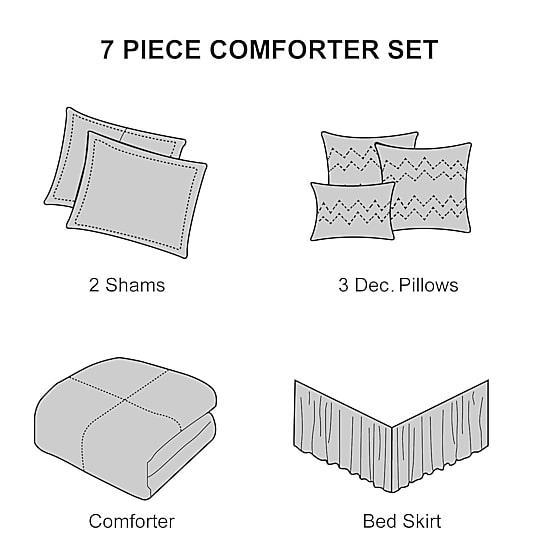 Stratford Park Katelin 7pc Comforter Set
