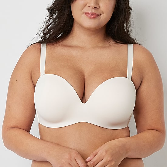 Ambrielle Everyday Lightly Lined Underwire Strapless Bra