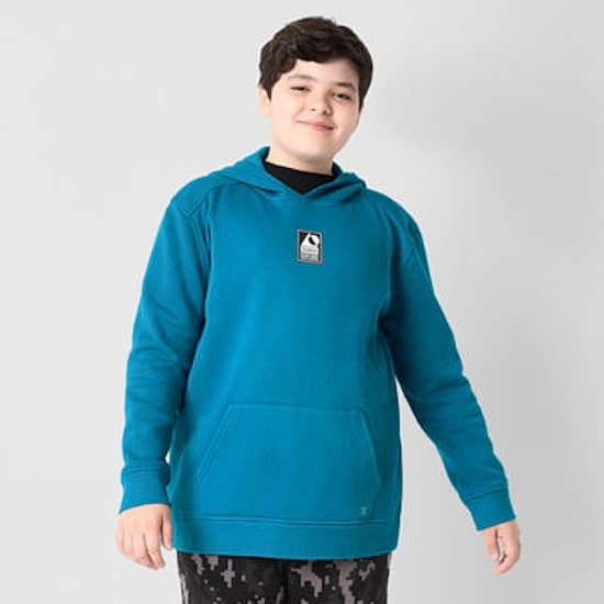Xersion Little & Big Kid Boys Long Sleeve Fleece Active Hoodie