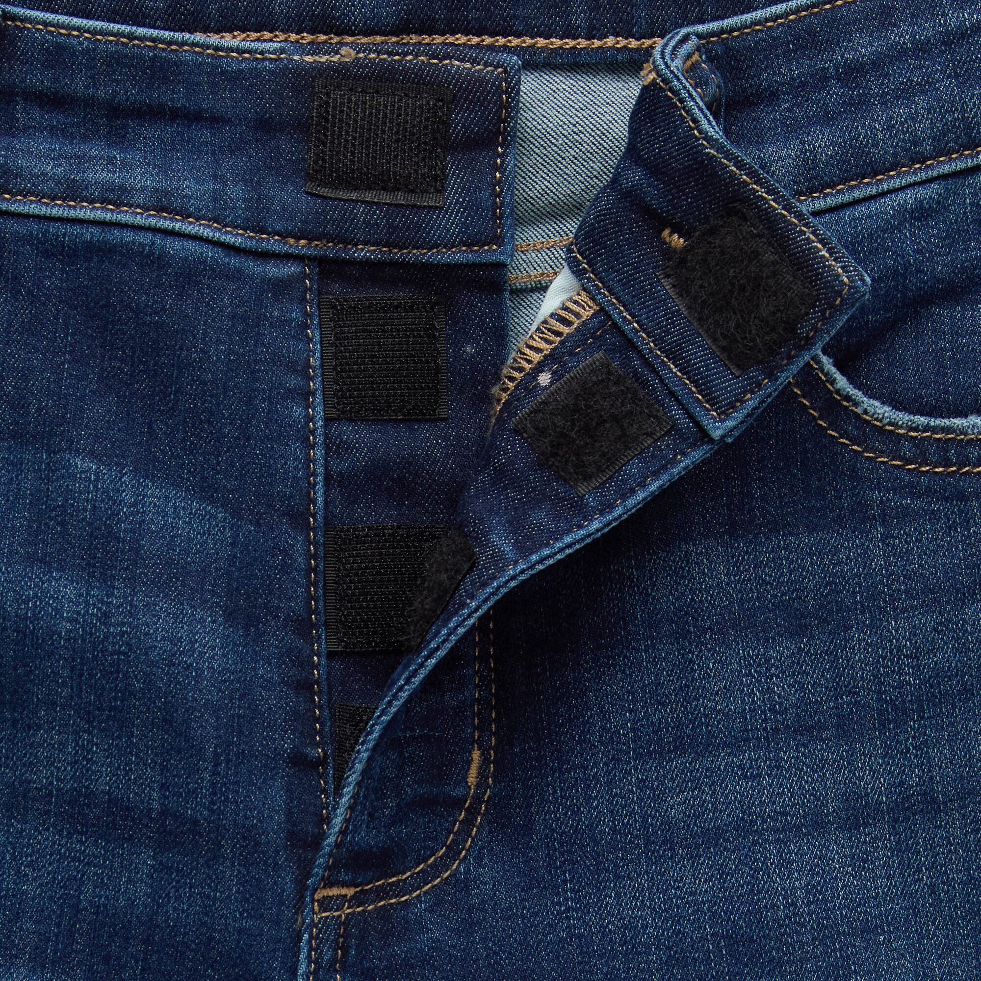St. John's Bay Womens Mid Rise Adaptive Bootcut Easy-on + Easy-off Jean