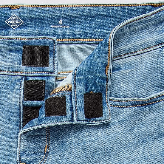 St. John's Bay Womens Mid Rise Adaptive Bootcut Easy-on + Easy-off Jean
