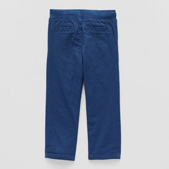 Okie Dokie Knit Lined Toddler & Little Boys Straight Regular Fit Pull-On Pant