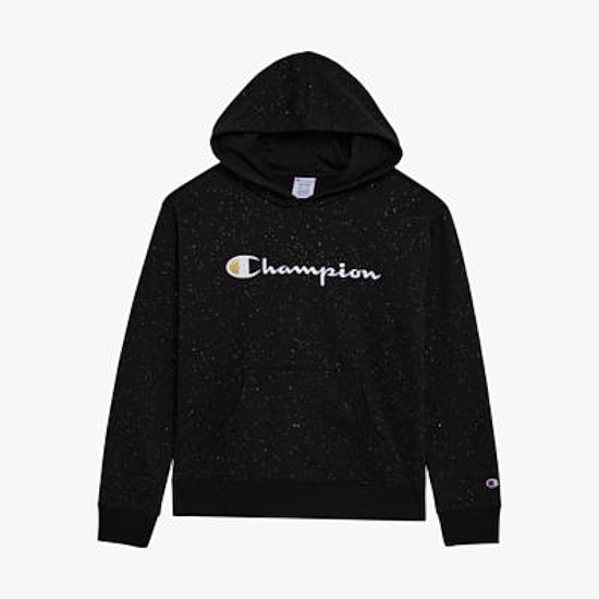 Champion Glitter Big Kid Girls Long Sleeve Fleece Active Hoodie