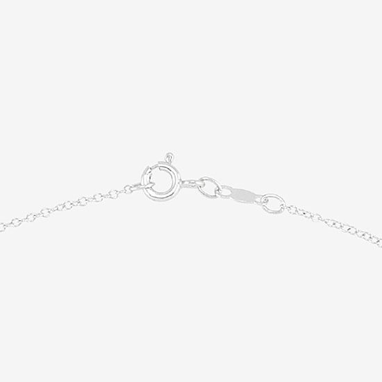 Limited Quantities! Womens White Diamond Sterling Silver 18 Inch Y Necklace