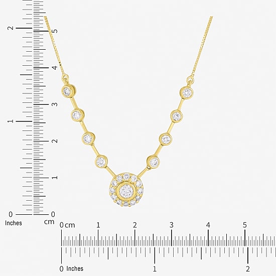 Limited Quantities! Womens 1/2 CT. T.W. Lab Grown White Diamond 10K Gold 18 Inch Pendant Necklace