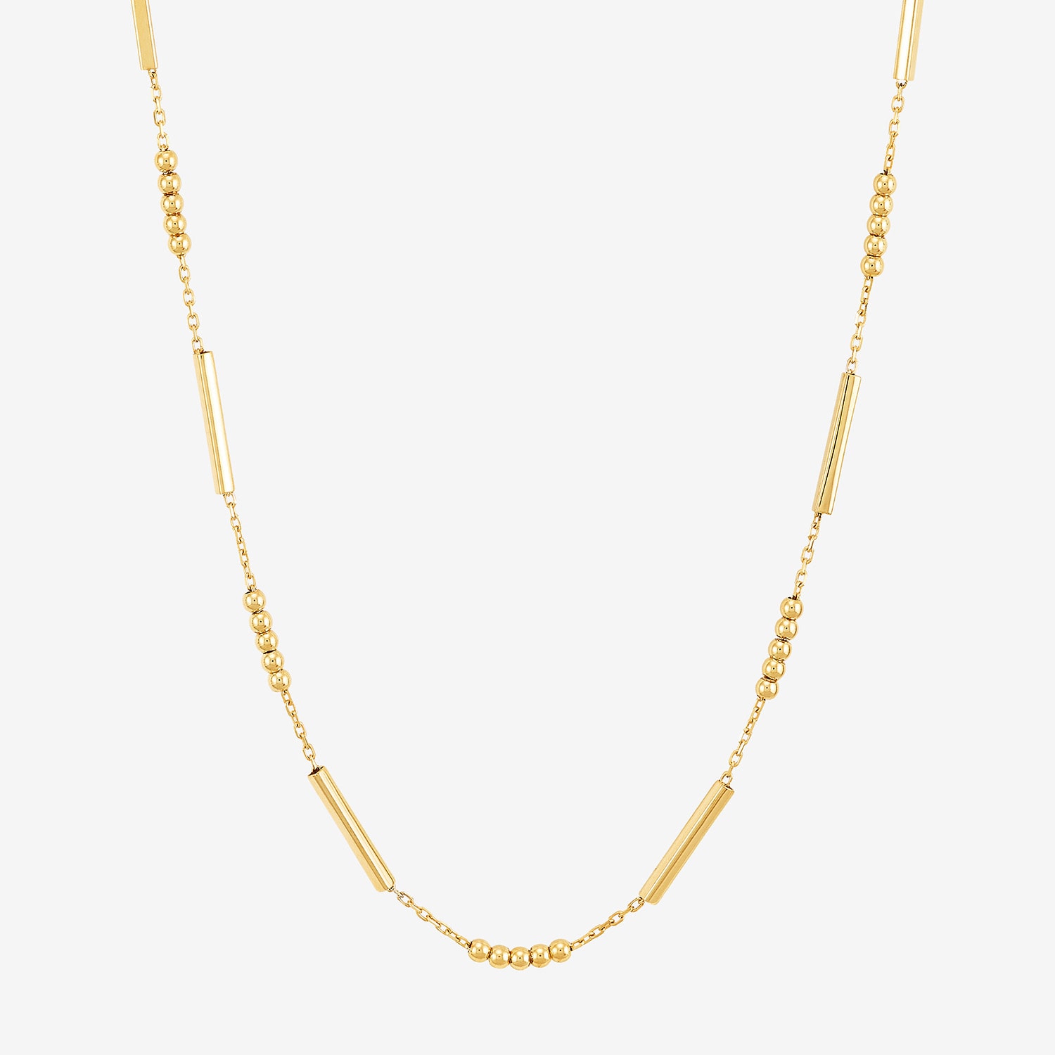 Bonded Brilliance Womens 14K Gold Over Silver 18 Inch Link Chain Necklace