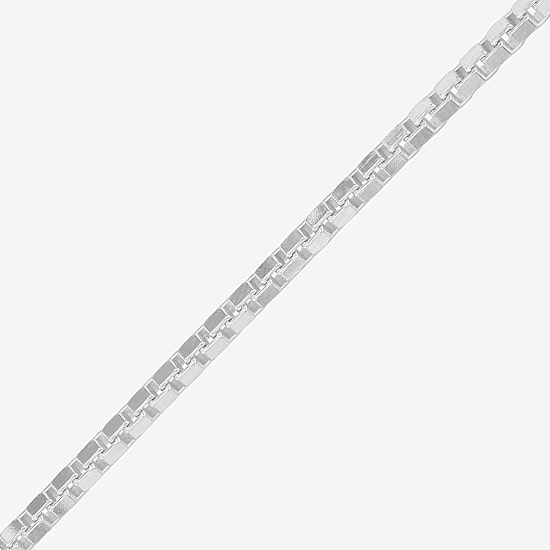 Made in Italy Unisex Adult Sterling Silver 16 Inch Box Chain Necklace