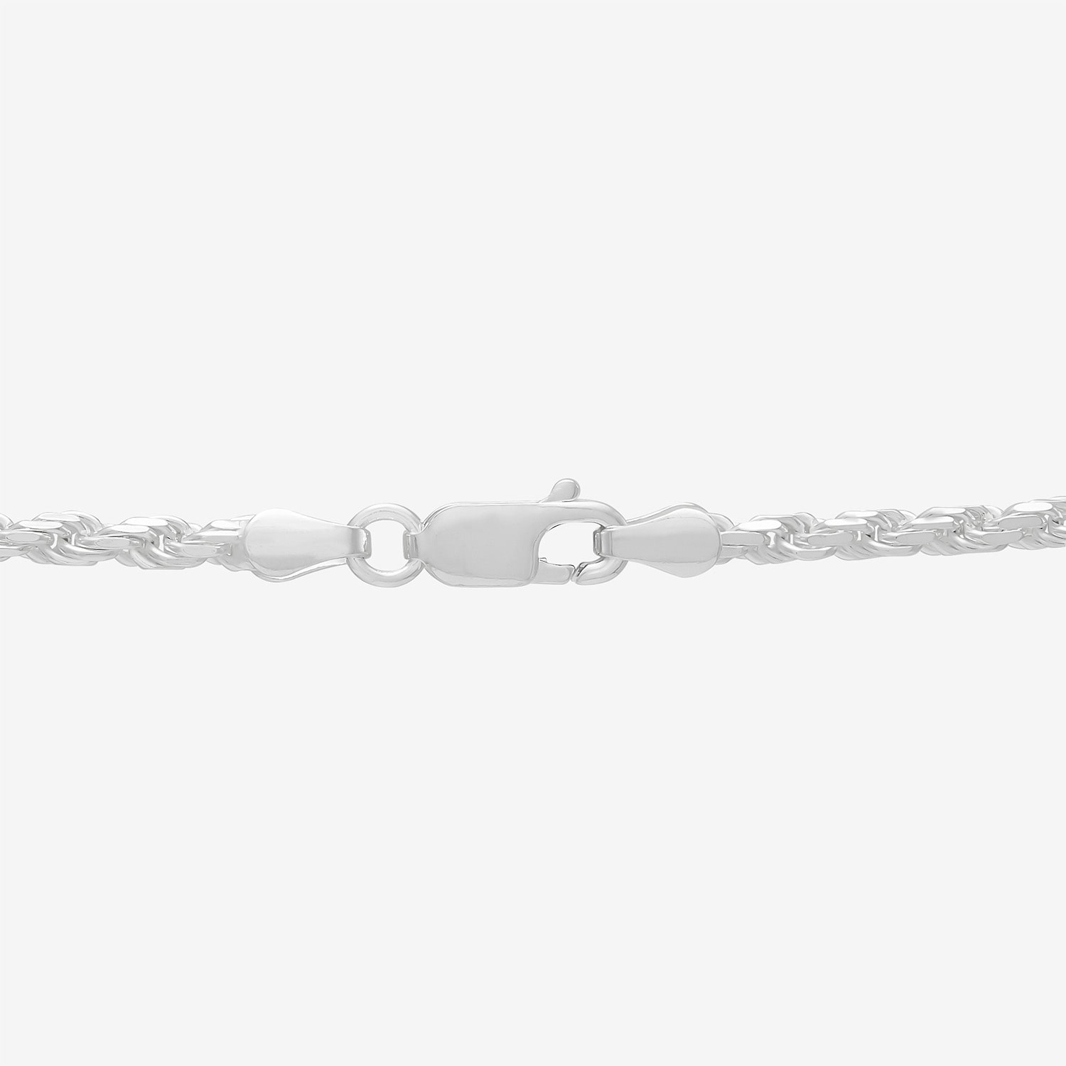 Limited Quantities! Womens Sterling Silver 30 Inch Rope Chain Necklace