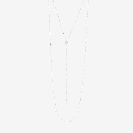 Limited Quantities! Womens Sterling Silver 16 Inch Beaded Necklace