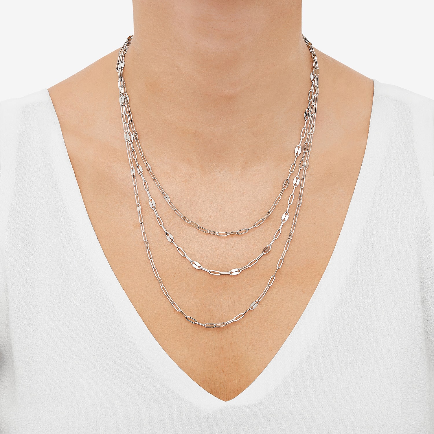 Limited Quantities! Womens Sterling Silver 16 Inch Beaded Necklace