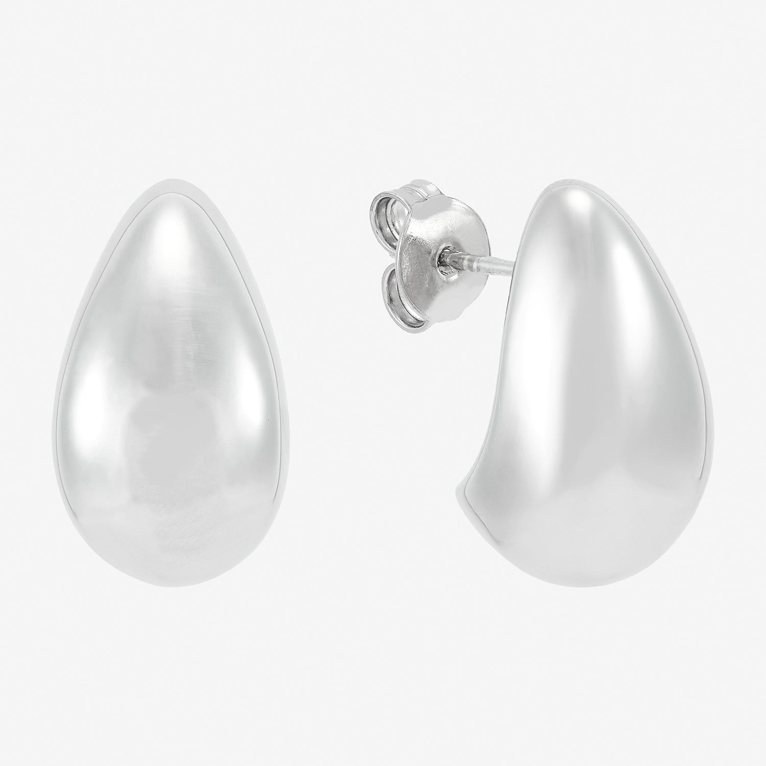 Limited Quantities! Sterling Silver 18mm Stud Earrings