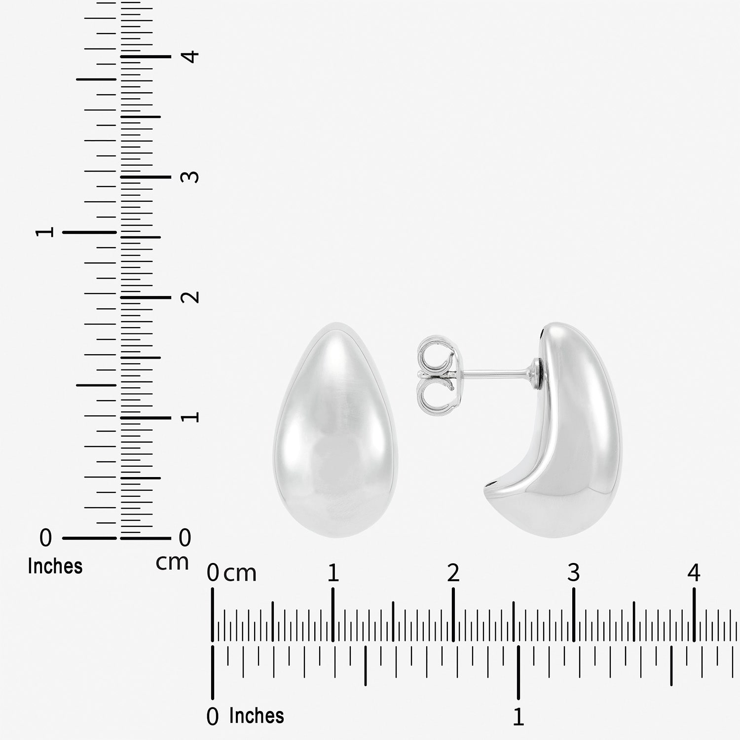 Limited Quantities! Sterling Silver 18mm Stud Earrings