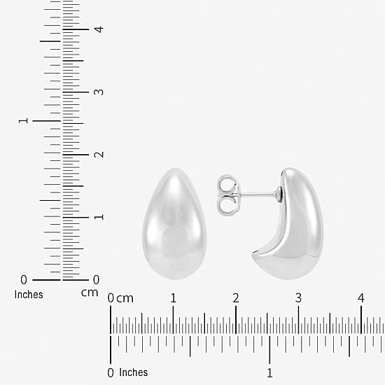 Limited Quantities! Sterling Silver 18mm Stud Earrings