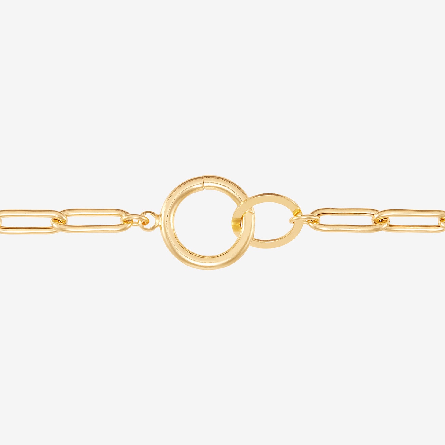 Limited Quantities! Womens 18K Gold Over Silver Paperclip 16 Inch Pendant Necklace