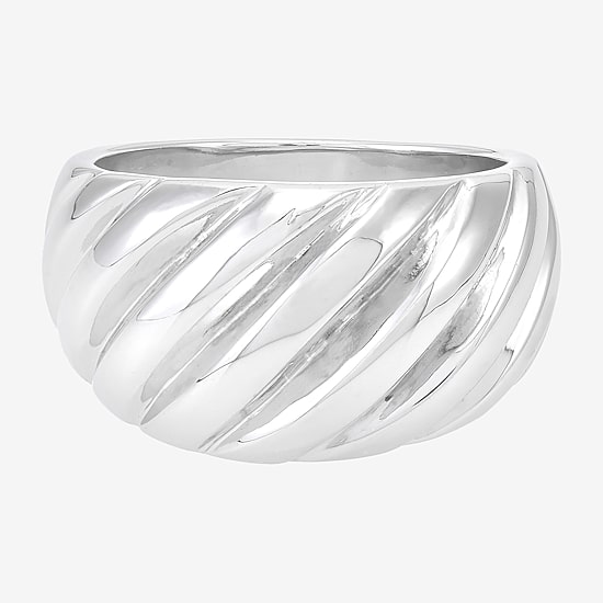 Limited Quantities! Womens 12.5mm Sterling Silver Band