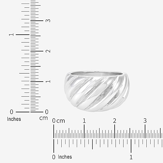 Limited Quantities! Womens 12.5mm Sterling Silver Band