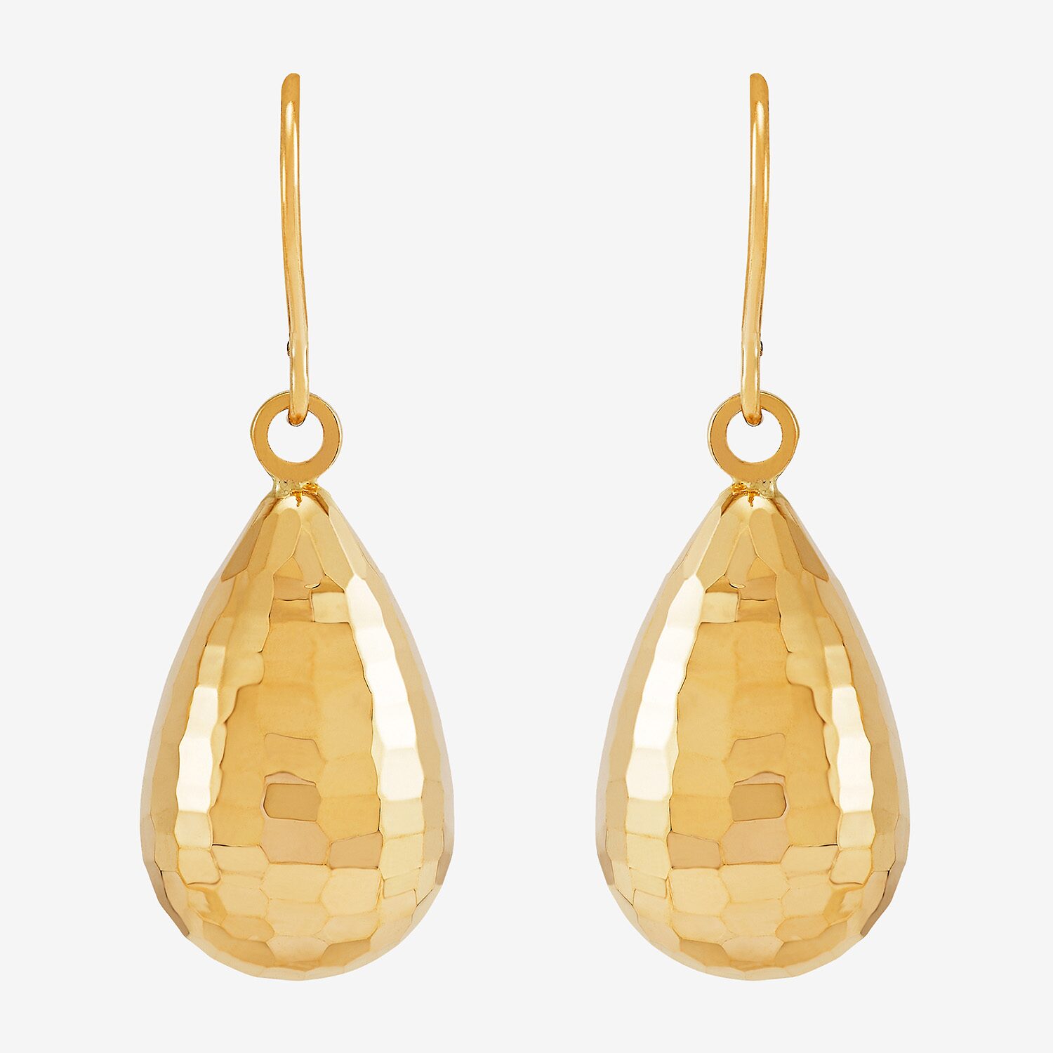 Limited Quantities! Womens 10K Gold Drop Earrings