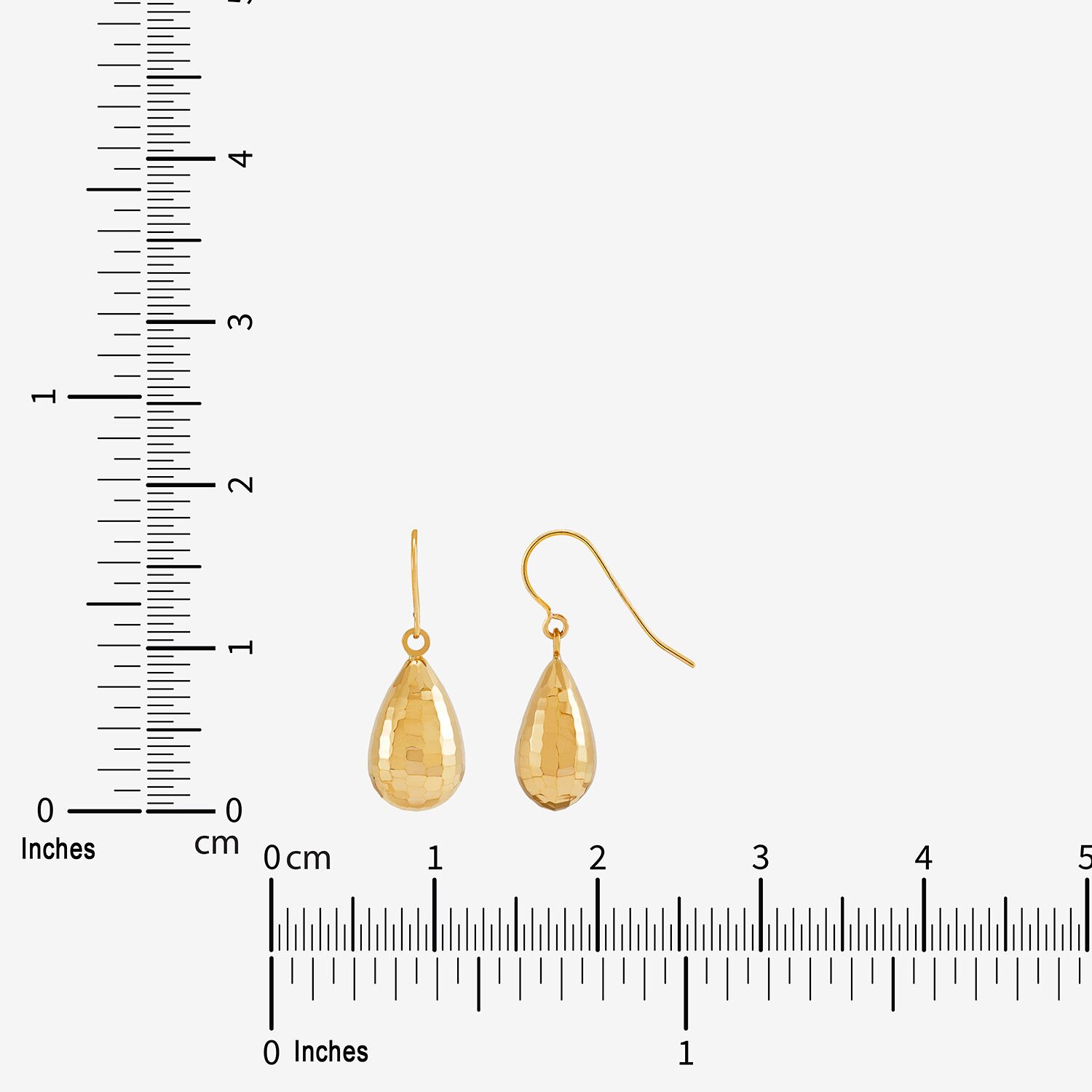 Limited Quantities! Womens 10K Gold Drop Earrings